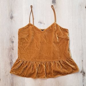 J.CREW Velvet Top